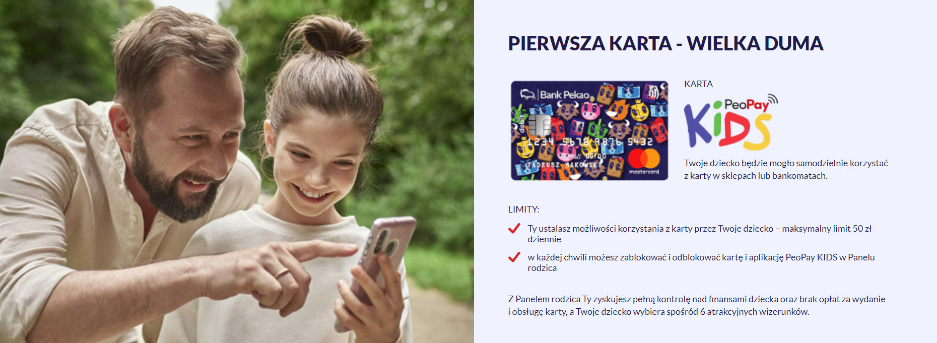 karta dla dziecka PeoPay Kids