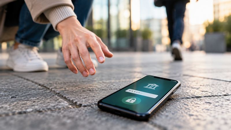 Zgubiony telefon z aplikacją bankową